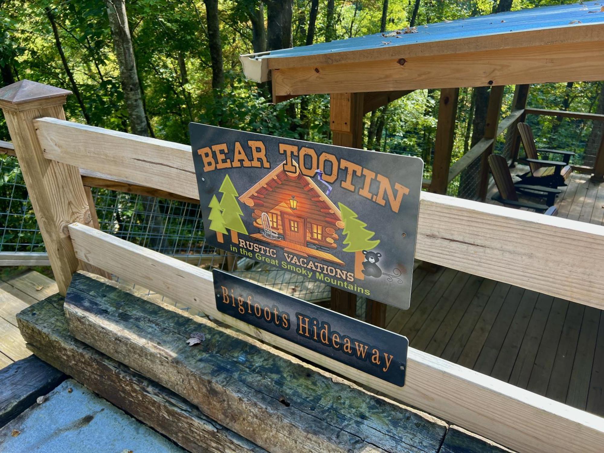 Bigfoots Hideaway Cabin Gatlinburg Eksteriør bilde